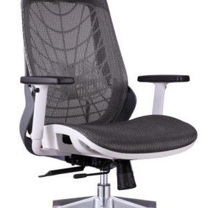 office chair in black color and silver color