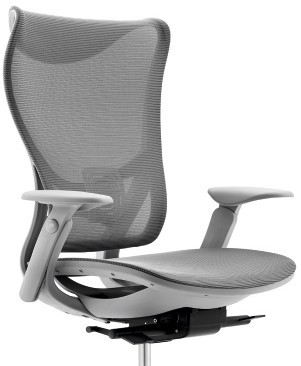 view of silver office chair