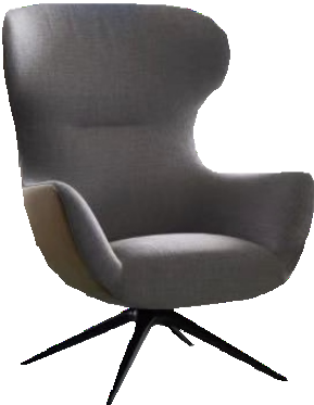 lounge chair in gray color