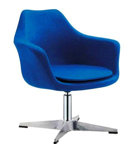 lounge chair in blue color