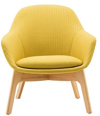 LOUNGE CHAIR IN YELLOW COLOR