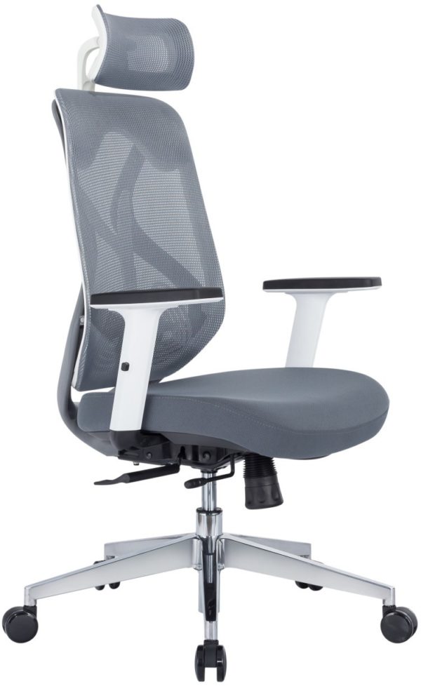office chair ergon cush in white color