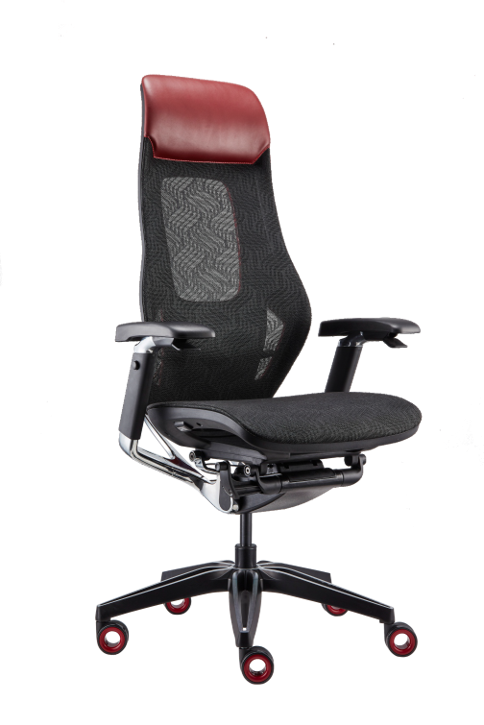 office chair in black and white color