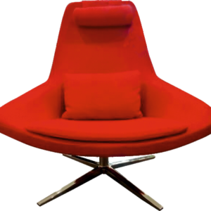 lounge chair in red color